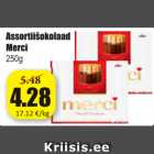 Assortiišokolaad Mersi 250 g