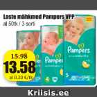 Mähkmed - Laste mähkmed Pampers VPP