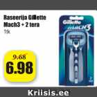 Allahindlus - Raseerija Gillette Mach3 + 2 tera 1 tk