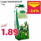 Largo mustikakissell
1 kg