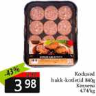 Kodused
hakk-kotletid 840g
