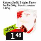 Kakaotrühvlid Belgian Fancy
Truffles 200g 