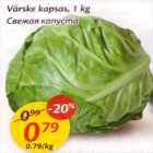 Värske kapsas