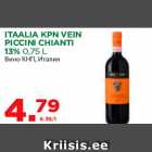 Allahindlus - ITAALIA KPN VEIN
PICCINI CHIANTI