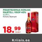 Allahindlus - PRANTSUSMAA KONJAK
MARTELL VSOP 