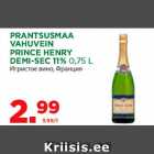 PRANTSUSMAA
VAHUVEIN
PRINCE HENRY
DEMI-SEC