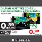 Allahindlus - DILMAH MUST TEE 20x1,5 g