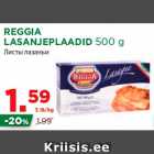 Allahindlus - REGGIA
LASANJEPLAADID 500 g