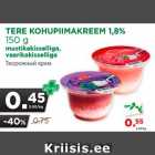 Allahindlus - TERE KOHUPIIMAKREEM 1,8%