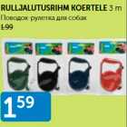 RULLJALUTUSRIHM KOERTELE 3 M