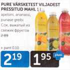 PURE VÄRSKETEST VILJADEST PRESSITUD MAHL 1 L