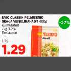 Allahindlus - UVIC CLASSIK PELMEENID SEA-JA VEISELIHAHAST 400g külmutatud