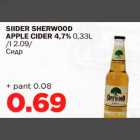 Allahindlus - SIIDER SHERWOOD APPLE CIDER 4,7% 0,33L