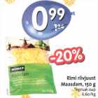 Allahindlus - Rimi riivjuust Maasdam, 150 g