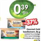 Allahindlus - Gourmet Gold kassikonserv,85 g .pasteet tuunikalaga
.lõhе-kаnа tükkidega