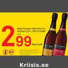 Siider Ecusson Cidre Brut 5% või Doux 2,5%, 750 ml