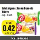 Lehttaignast tasku Borseto
7 Days