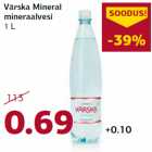 Allahindlus - Värska Mineral
mineraalvesi
1 L