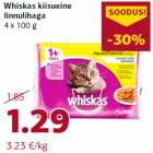 Allahindlus - Whiskas kiisueine
linnulihaga