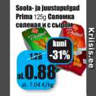 Allahindlus - Soola- ja juustupulgad
Prima 125g