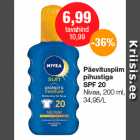 Päevituspiim
pihustiga
SPF 20