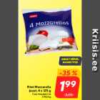 Allahindlus - Rimi Mozzarella
juust, 4 x 125 g