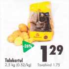 Allahindlus - Talukartul 2,5 kg