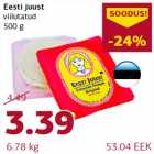 Allahindlus - Eesti juust viilutatud 500 g