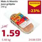 Allahindlus - Maks & Moorits Jussi grillpihv 290 g