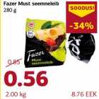 Allahindlus - Fazer Must seemneleib 280 g