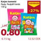 Allahindlus - Katjes kommid Pauly, Pauly&Friends 130 g