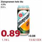 Zlatopramen hele õlu 4,9% 0,5 L