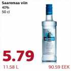 Allahindlus - Saaremaa viin 40% 50 cl