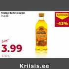 Allahindlus - Filippo Berio oliiviõli
750 ml