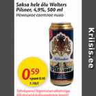 Saksa hele õlu Wolters Pilsner