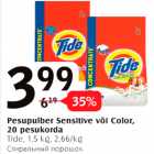 Pesupulber Sensitive või Color, 20 pesukorda