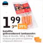 Kanaliha grillvorstikesed lambasooles