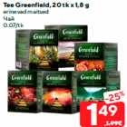 Allahindlus - Tee Greenfield, 20 tk x 1,8 g

