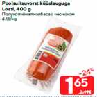 Poolsuitsuvorst küüslauguga
Lossi, 400 g
