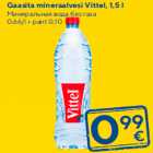 Gaasita mineraalvesi Vittel, 1,5 l
