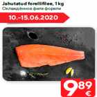 Allahindlus - Jahutatud forellifilee, 1 kg
