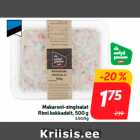 Allahindlus - Makaroni-singisalat
Rimi kokkadelt, 500 g