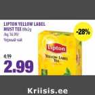 Allahindlus - LIPTON YELLOW LABEL
MUST TEE 