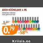 Allahindlus - Aden küünelakk 6 ml