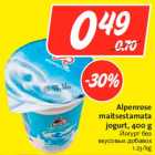 Allahindlus - Alpenrose
maitsestamata
jogurt, 400 g