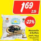 Mozzarella
di Buffala
juust, 125 g
