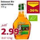 Allahindlus - Dulsweet Bio
agaavisiirup
345 g