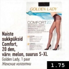 Naiste sukkpüksid Comfort, 20 den, värv: melon, suurus S-XL