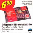 Eelküpsetatud BBQ-maitselised ribid