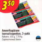 Ameerikapärane toorsuitsupeekon, 3-pakk